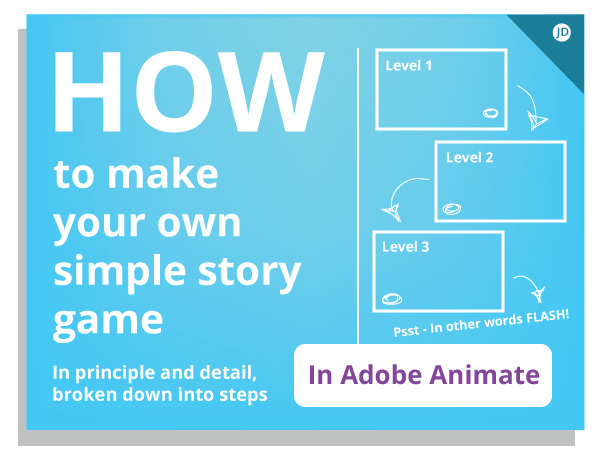 How to make an interactive story game in Adobe Animate 