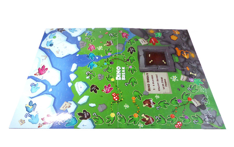 Example of a Snakes and Ladders board game - game board