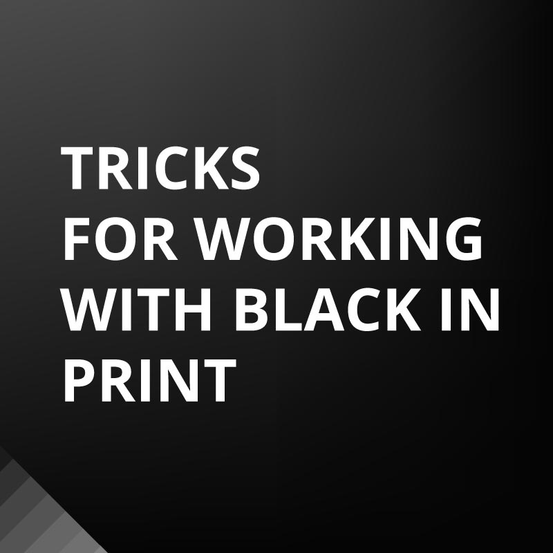 Why is black colour coming out dull when printed - title graphic